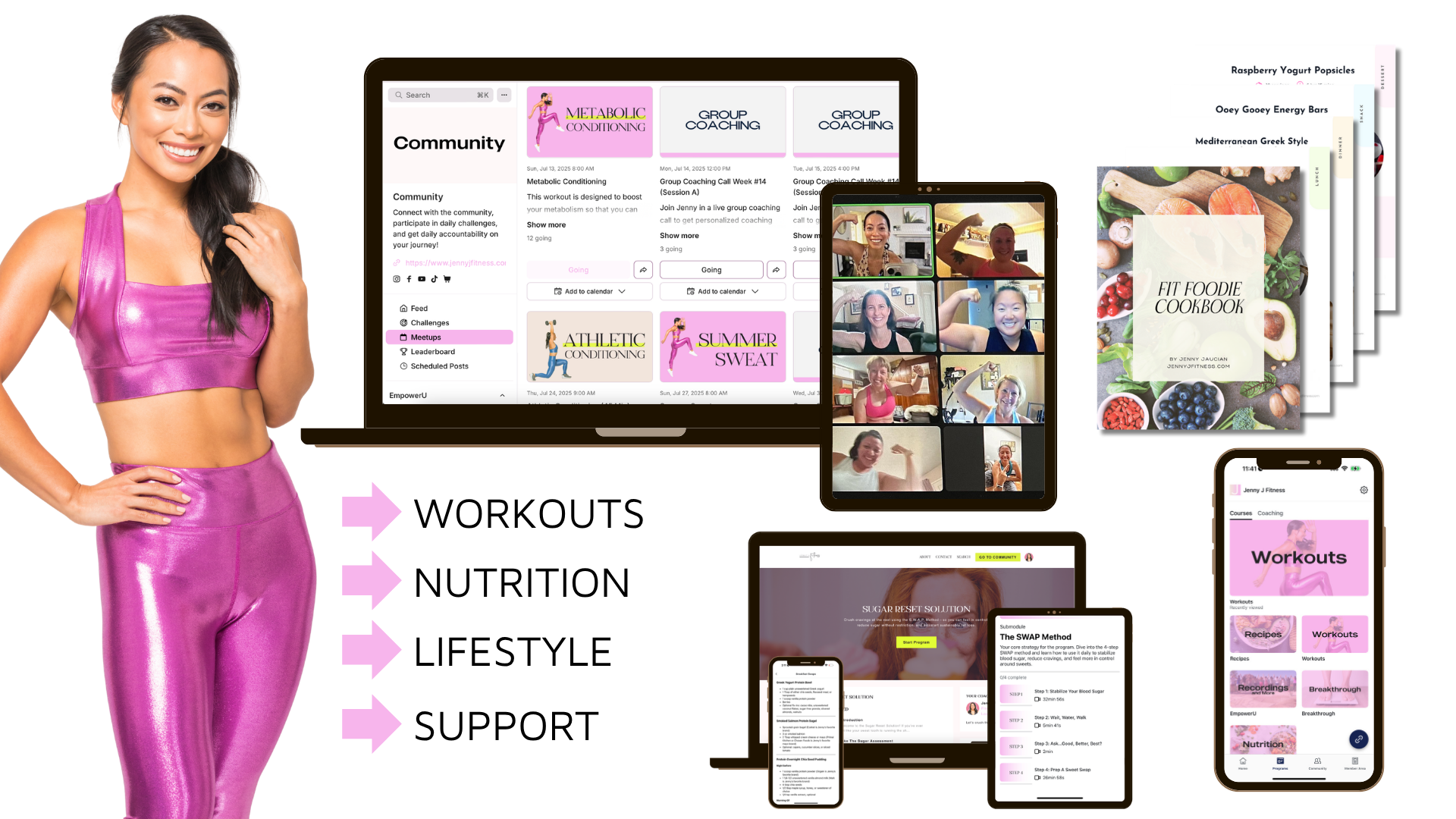 The 90 Day Body Recomp Bundle — workouts, nutrition, lifestyle & support
